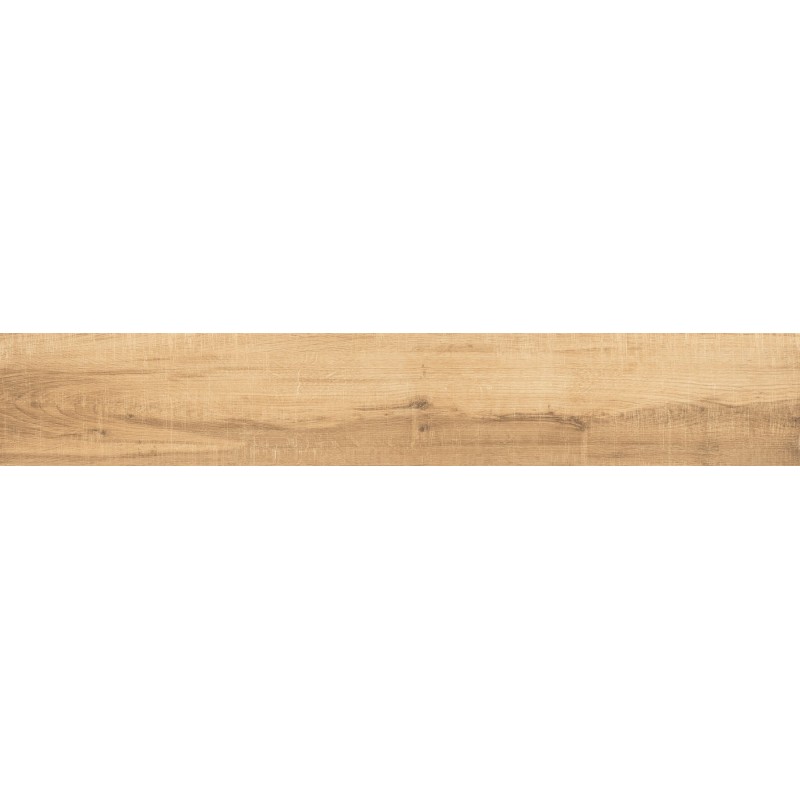 Mexen Indica Honey gres glazurat rectificat G1, placă tip lemn pentru pardoseală și perete 120 x 20 cm, mat