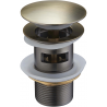 Mexen dop de scurgere click-clack rotund cu preaplin, alamă antică - 79920-40