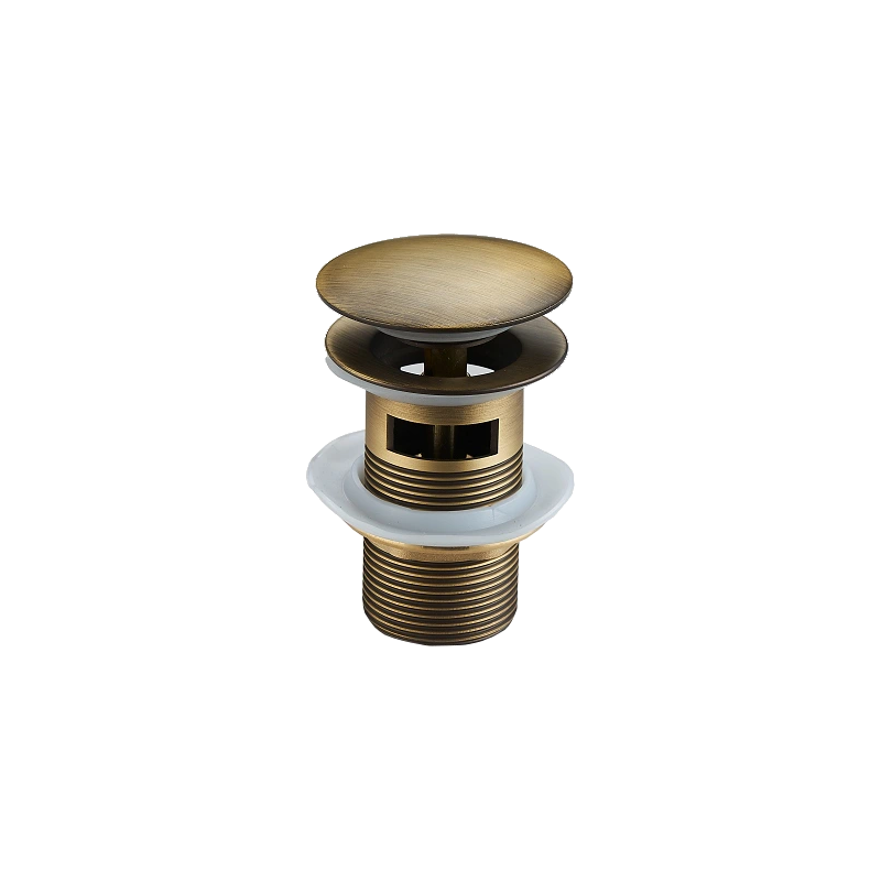 Mexen drenaj clic-clac rotund cu preaplin, bronz antic - 79920-30
