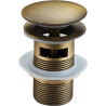 Mexen drenaj clic-clac rotund cu preaplin, bronz antic - 79920-30