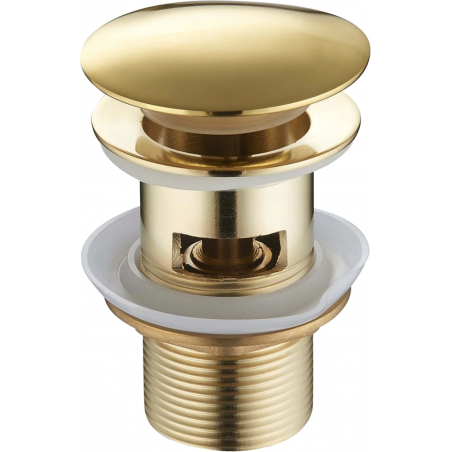 Mexen dop click-clack rotund cu preaplin, Aurie - 79920-50