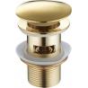 Mexen dop stopper clic-clac rotund cu preaplin, auriu - 79920-50