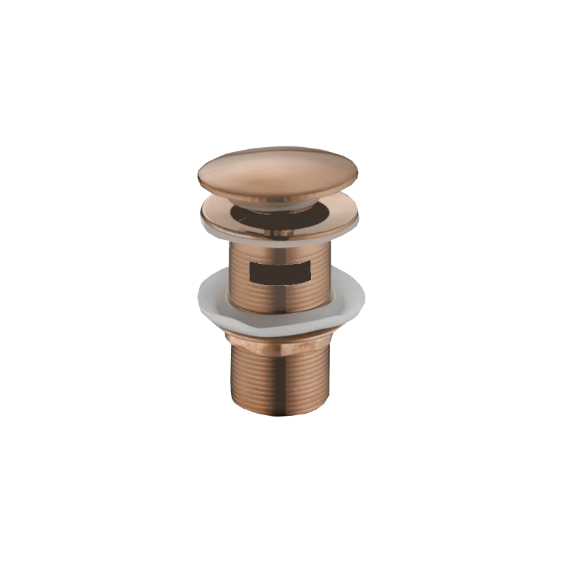 Mexen dop de tip clic-clac rotund cu preaplin, aur roz - 79920-60