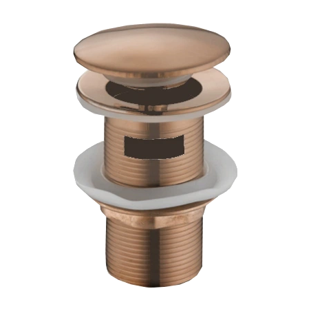 Mexen dop de scurgere click-clack rotund cu preaplin, aur roz - 79920-60