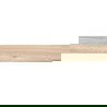 Mexen Hirera Mázas, rektifikált bézs gres G1, fa mintázatú padló- és falburkoló lap 120 x 20 cm, matt - TL611-120-020-01