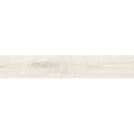 Mexen Wood Ville Bianco gres glazurat rectificat G1, placă parchet pentru pardoseală și perete 120 x 20 cm, carving