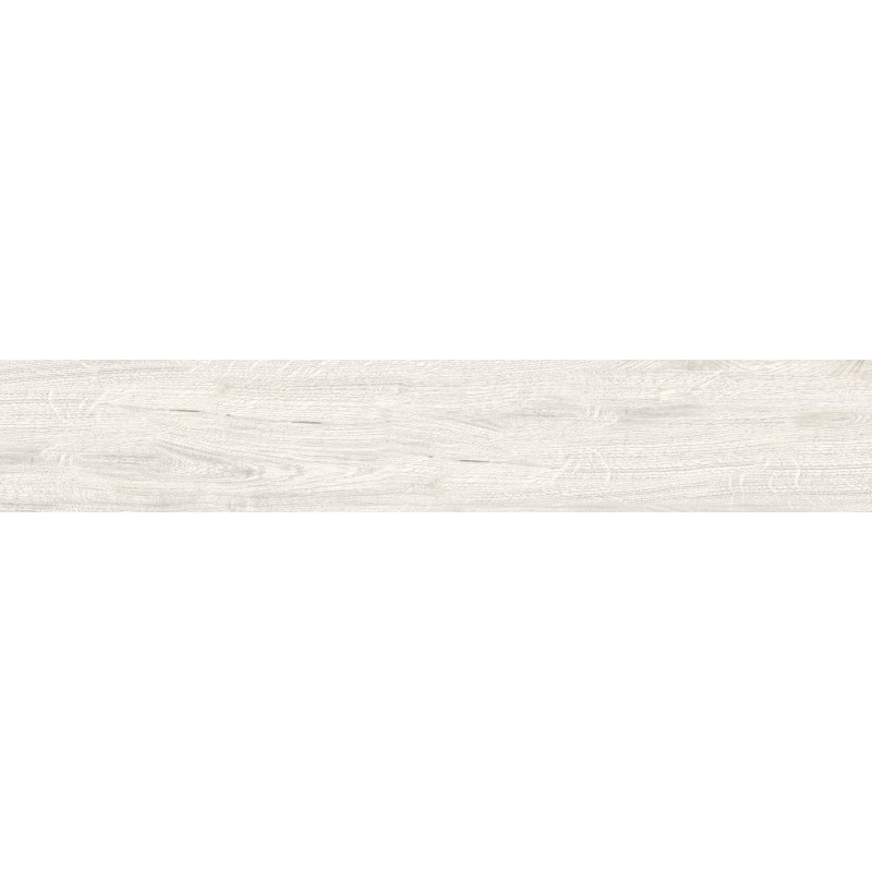 Mexen Wood Ville Bianco gres glazurat rectificat G1, placă parchet pentru pardoseală și perete 120 x 20 cm, carving
