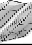 Mexen Mist-B cabină de duș cu balamale dreapta 90 x 85 cm, grilaj negru, negru - 8A2T-090-085-70-77-P