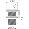 Mexen dop click-clack rotativ, Aurie - 79913-50