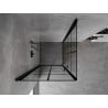 Mexen Mist-B Duo cabină de duș batantă 90 x 90 cm, grilaj negru, negru - 8A2-090L-090P-70-77