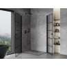 Mexen Mist-B Duo cabină de duș cu balamale 80 x 70 cm, grilaj negru, negru - 8A2-080L-070P-70-77