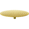Mexen Slim palarie de duș 25 cm, aurie - 79225-50
