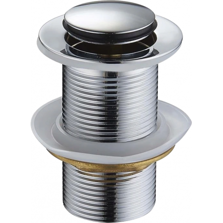 Mexen dop clic-clac mic rotund, crom - 79915-00