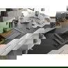 Mexen Pablo chiuvetă din granit cu 1 compartiment cu picurător 752 x 436 mm, Neagră picățele, sifon Neagră - 6510751010-76-B