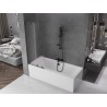 Mexen Velar L paravan de cadă, cu 2 uși glisante, 70 x 150 cm, mat, gri pistol periat - 896-070-003-31-66
