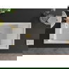 Mexen Elias chiuvetă din granit cu 1 compartiment cu picurător 795 x 480 mm, Albă, sifon Auriu - 6511791005-20-G