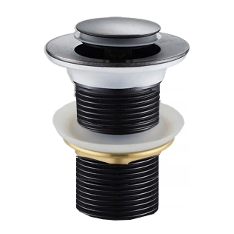 Mexen dop de chiuvetă clic-clac mic rotund, negru - 79915-70
