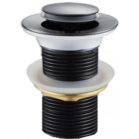 Mexen dop de chiuvetă clic-clac mic rotund, negru - 79915-70