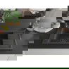 Mexen Elias chiuvetă din granit cu 1 compartiment cu picurător 795 x 480 mm, Neagră picățele, sifon Neagră - 6511791005-76-B