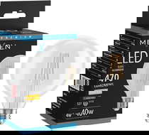 Mexen Vintis LED filamentes izzó E27, G95, 4W, Meleg - 2700K, 470 lm, átlátszó - L157-E27-0427-00