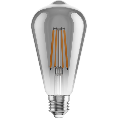 Mexen Vintis LED filament izzó E27, ST64, 8W, Meleg - 2200K, 600 lm, füstös - L152-E27-0822-70