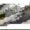 Mexen Diego chiuvetă de granit cu 1 compartiment 488 x 480 mm, Neagră picățele, sifon Auriu - 6512481000-76-G