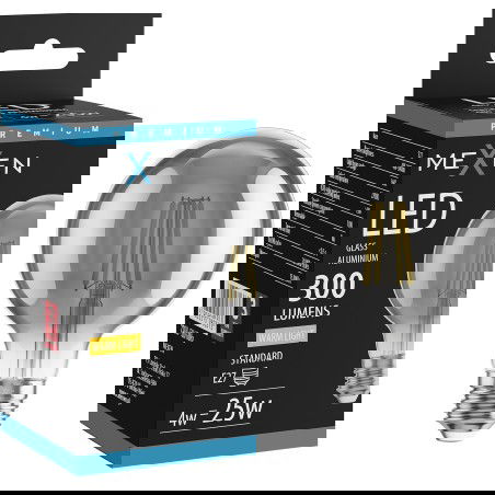 Mexen Vintis Bec LED filament E27, G80, 4W, Caldă - 2700K, 300 lm, smokey - L155-E27-0427-70