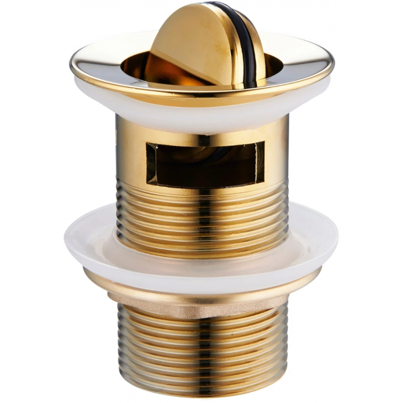 Mexen dop de scurgere clic-clac rotativ cu preaplin, auriu - 79923-50