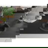 Mexen Diego chiuvetă de granit cu 1 compartiment 488 x 480 mm, Neagră picățele, sifon Neagră - 6512481000-76-B