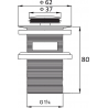 Mexen dop kork rulat mic rotund cu preaplin, crom - 79925-00