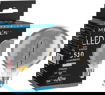 Mexen Vintis LED E27 filament spirál izzó, G95, 6W, Meleg - 2700K, 510 lm, füstszínű - L167-E27-0627-70