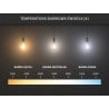 Mexen Vintis Bec LED cu filament E27, G45, 2W, Cald - 2700K, 240 lm, transparent - L156-E27-0227-00