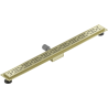 Mexen Flat M01 rigolă liniară 100 cm, aurie periată - 1A20100-15