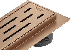 Mexen Flat M01 rigolă liniară 100 cm, cupru periat - 1C20100-15