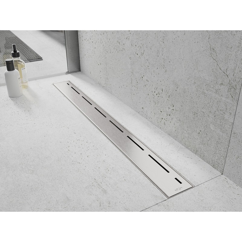 Mexen Flat M03 burkolat lineáris lefolyóhoz, 60 cm, inox - 1022060