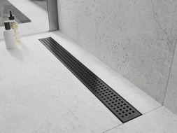Mexen Flat M08 lineáris zuhanyfolyóka 70 cm, fekete - 1725070-15