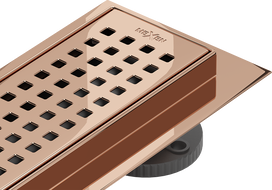 Mexen Flat M08 scurgere liniară 70 cm, aur roz - 1625070-15