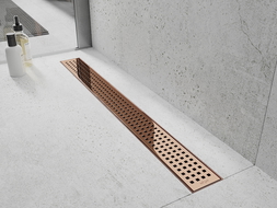 Mexen Flat M08 scurgere liniară 70 cm, aur roz - 1625070-15