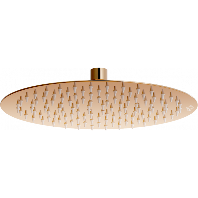 Mexen Slim pălărie de duș 25 cm, aur roz - 79225-60