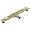 Mexen Flat M08 rigolă liniară 70 cm, aurie periată - 1A25070-15