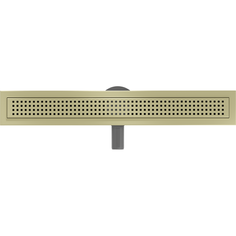 Mexen Flat 360° M08 rigolă liniară rotativă 60 cm, auriu periat - 1A25060-40