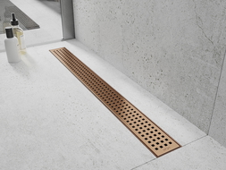 Mexen Flat M08 canalizare liniară 70 cm, cupru periat - 1C25070-15