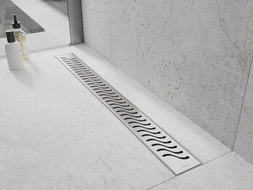 Mexen Flat M09 lineáris lefolyó 80 cm, inox - 1028080-15