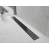Mexen Flat M12 mască pentru scurgere liniară 90 cm, neagră - 1721090