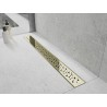 Mexen Flat 90 cm-es M12 vonalmenti lefolyó borítás, arany - 1521090