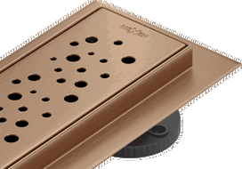 Mexen Flat M12 rigolă liniară 60 cm, cupru periat - 1C21060-15