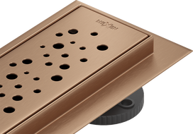 Mexen Flat M12 scurgere liniară 70 cm, cupru periat - 1C21070-15