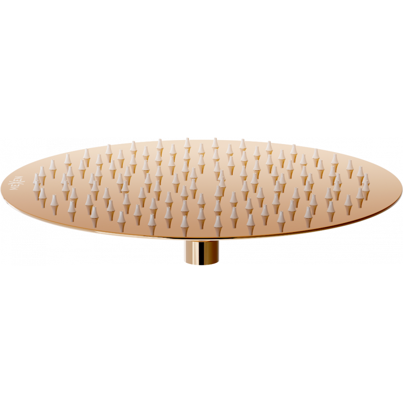 Mexen Slim pălărie de duș 25 cm, aur roz - 79225-60