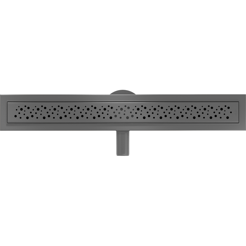 Mexen Flat 360° M12 scurgere liniară rotativă 60 cm, gri închis periat - 1E21060-40