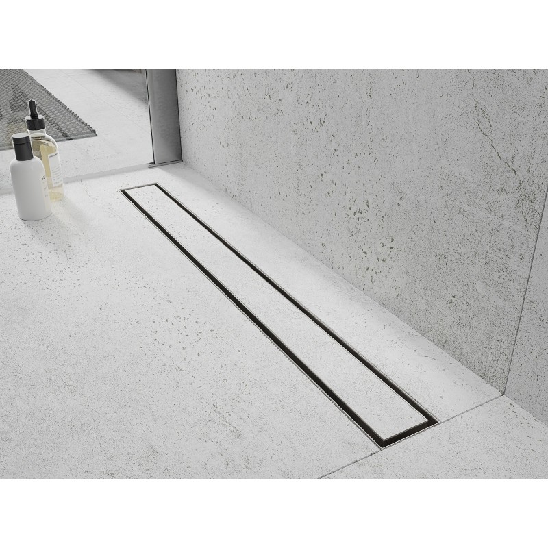 Mexen Flat M13 kéttónusú fedél lineáris vízelvezetőhöz, 90 cm, inox - 1019090